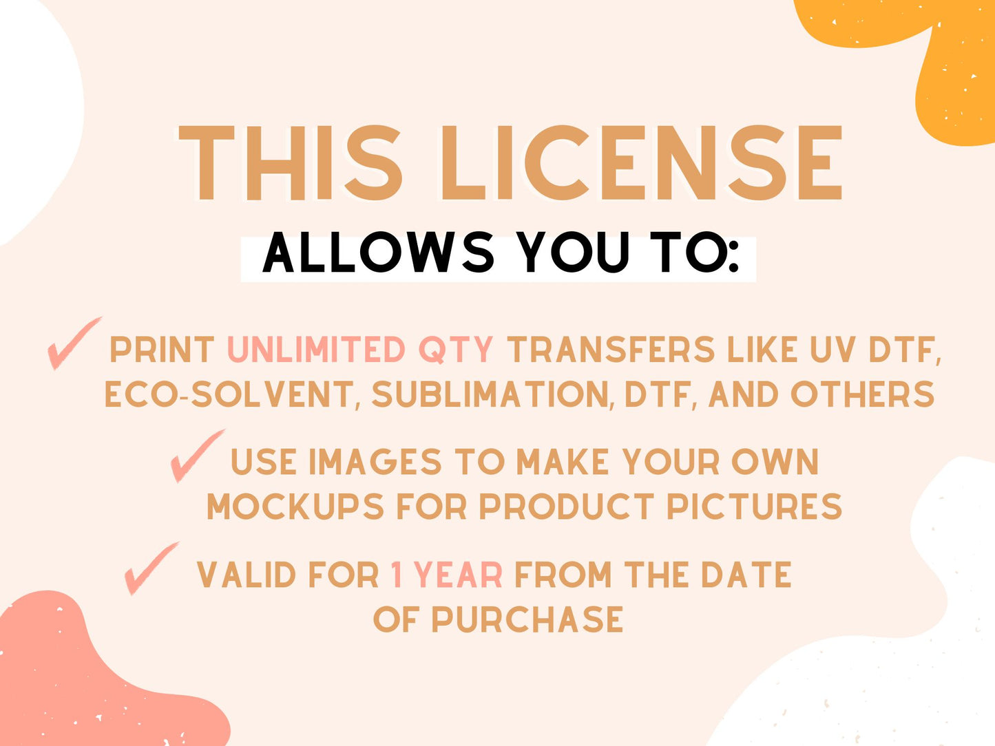 EXTENDED LICENSE | THREE DESIGNS