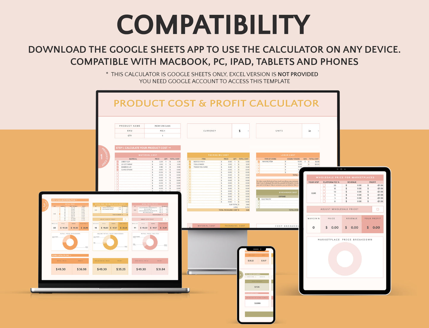 Cost and Profit Calculator