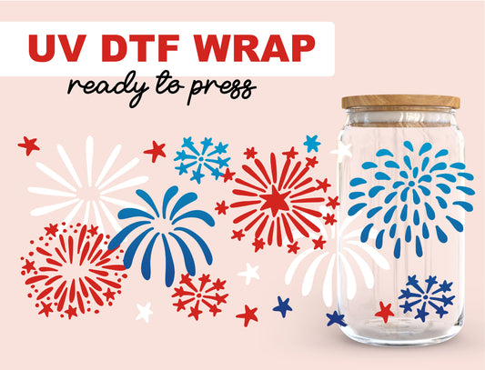 White and Gold Flowers UV DTF Cup Wrap For Glass Can, Ready to Apply and  Ready to Ship