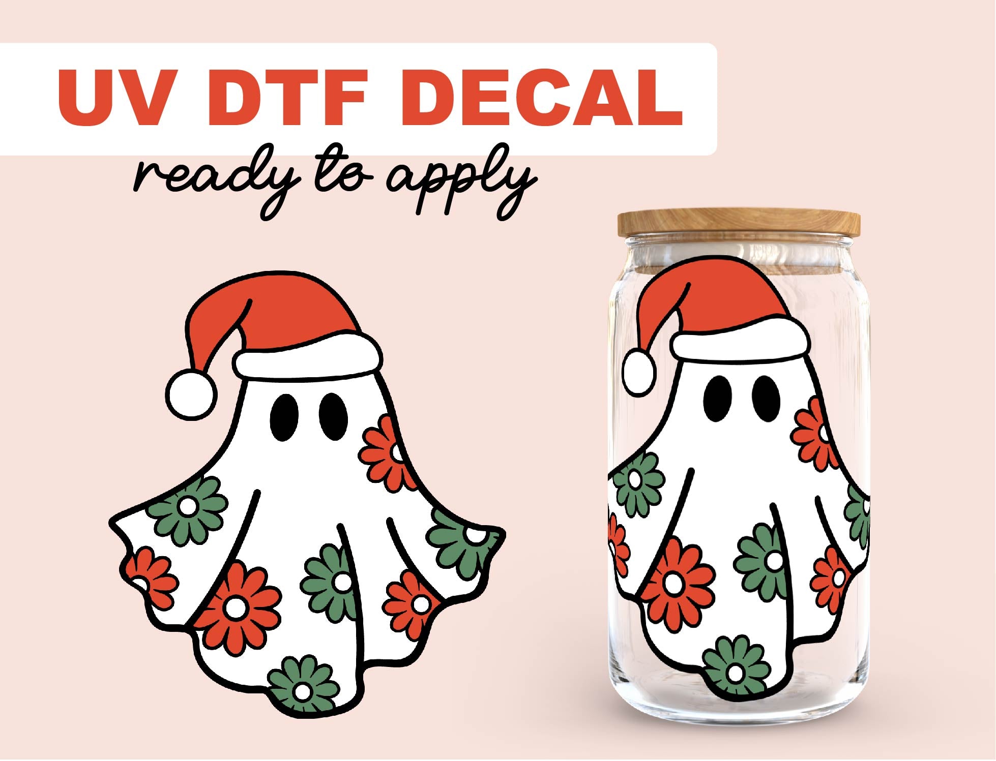 UV DTF Cup Wraps for 16oz Can Glass Cups