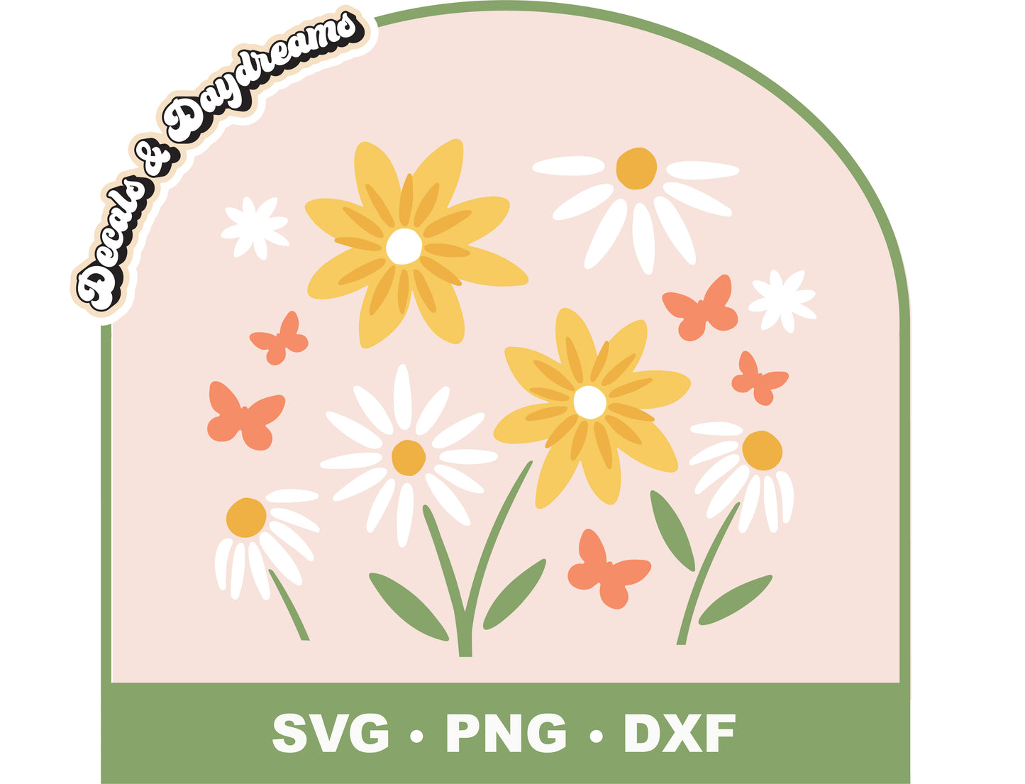 Summer Meadow SVG Decal Set