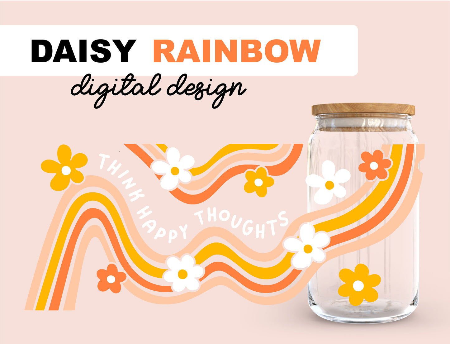Daisy Rainbow Wrap