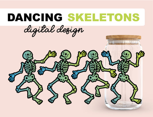 Dancing Skeletons Wrap