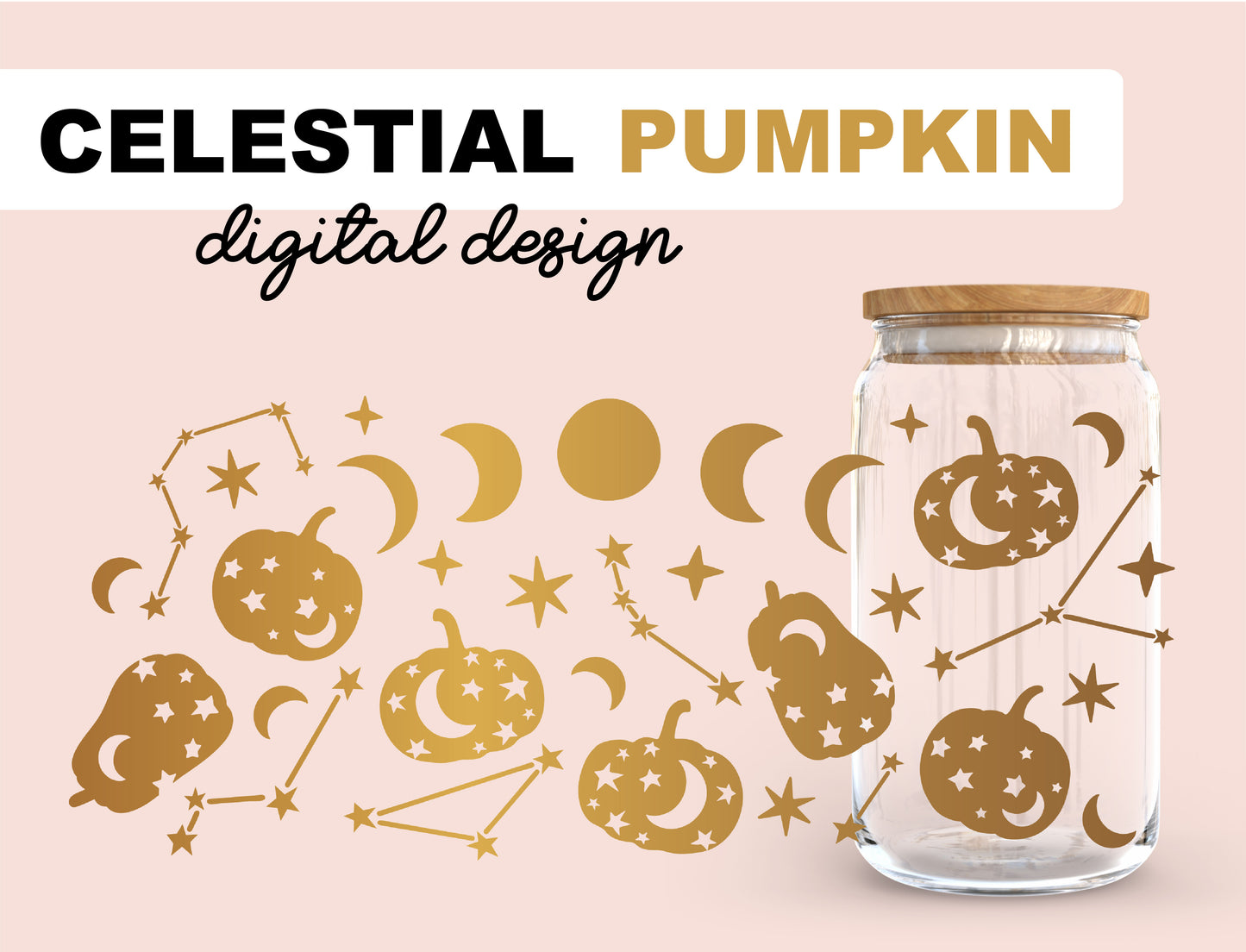 Celestial Pumpkins Wrap