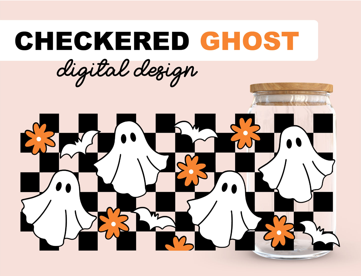 Checkered Ghosts Wrap