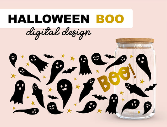 Halloween Boo Wrap