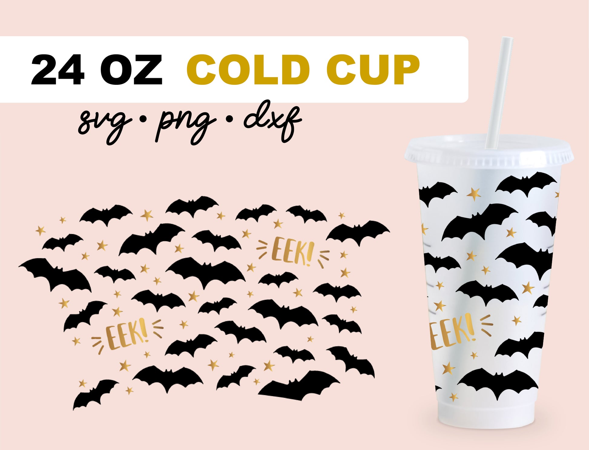 Starbucks 24oz Cold Cup Template – Decals And Daydreams