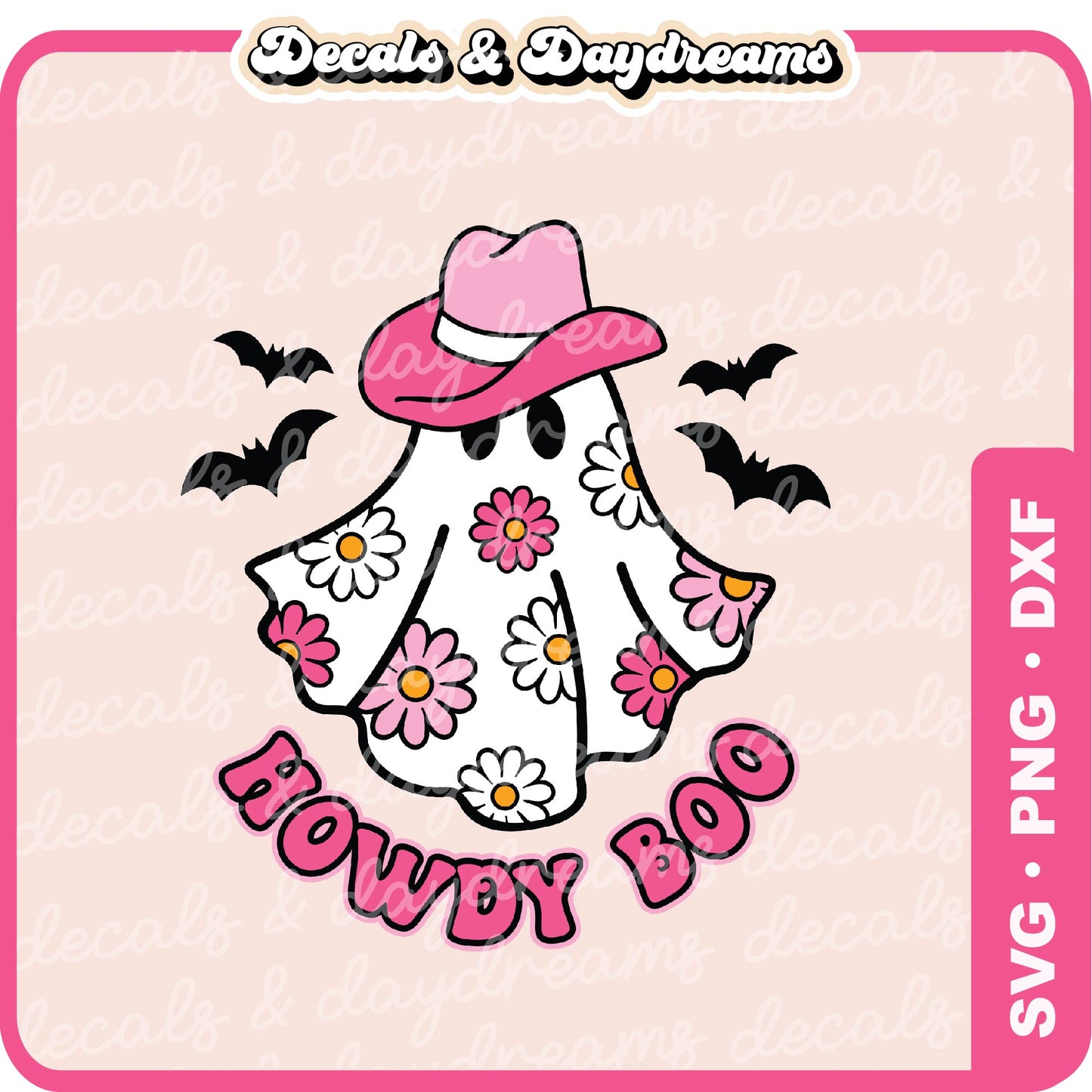 Howdy Boo SVG Decal