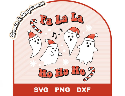 Christmas Ghosts Decal