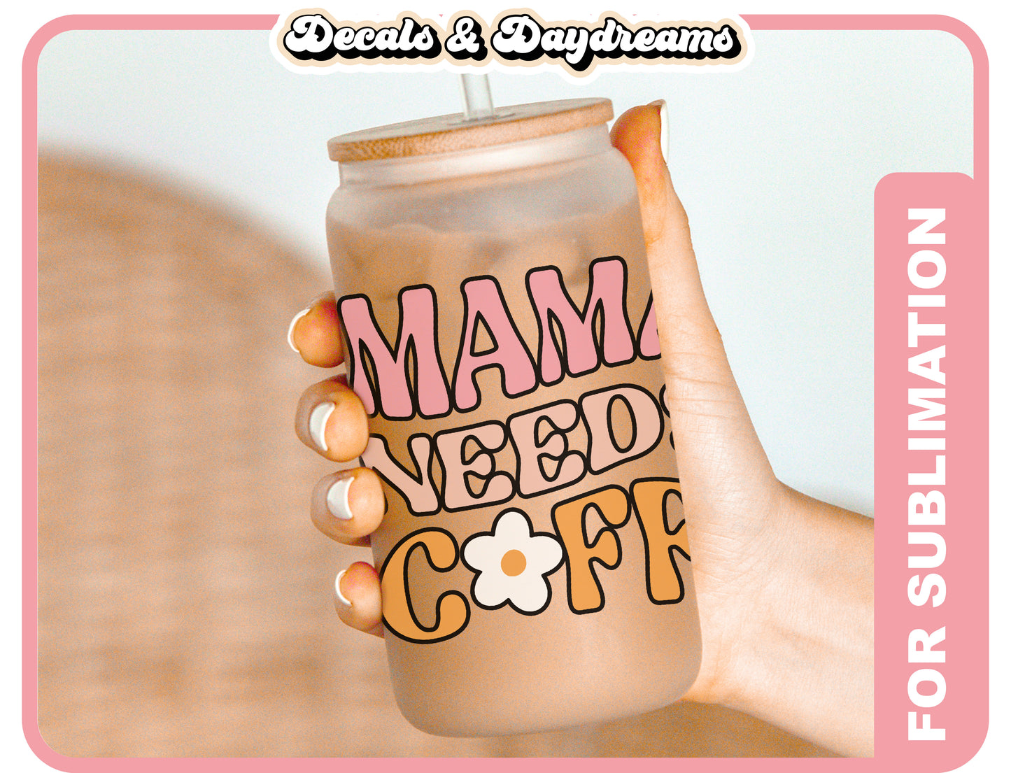 Retro Coffee Mom SVG  Bundle