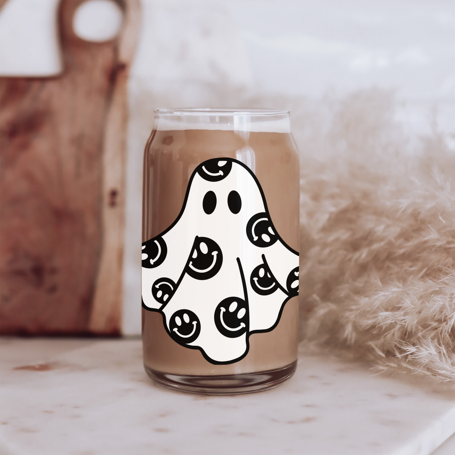Smiley Ghostie Decal