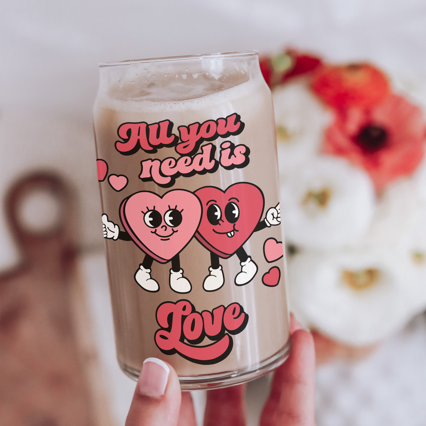 All You Need Is Love Retro Decal