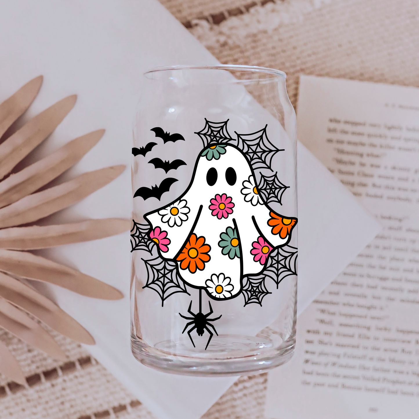 Spooky Daisy Ghost SVG Decal