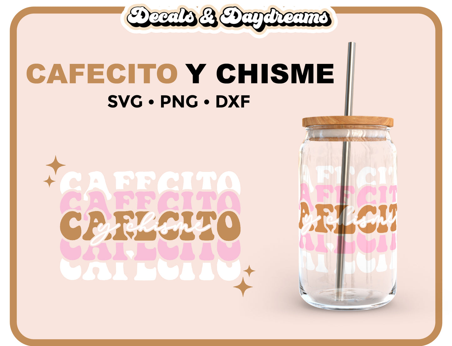 Cafecito Y Chisme Decal