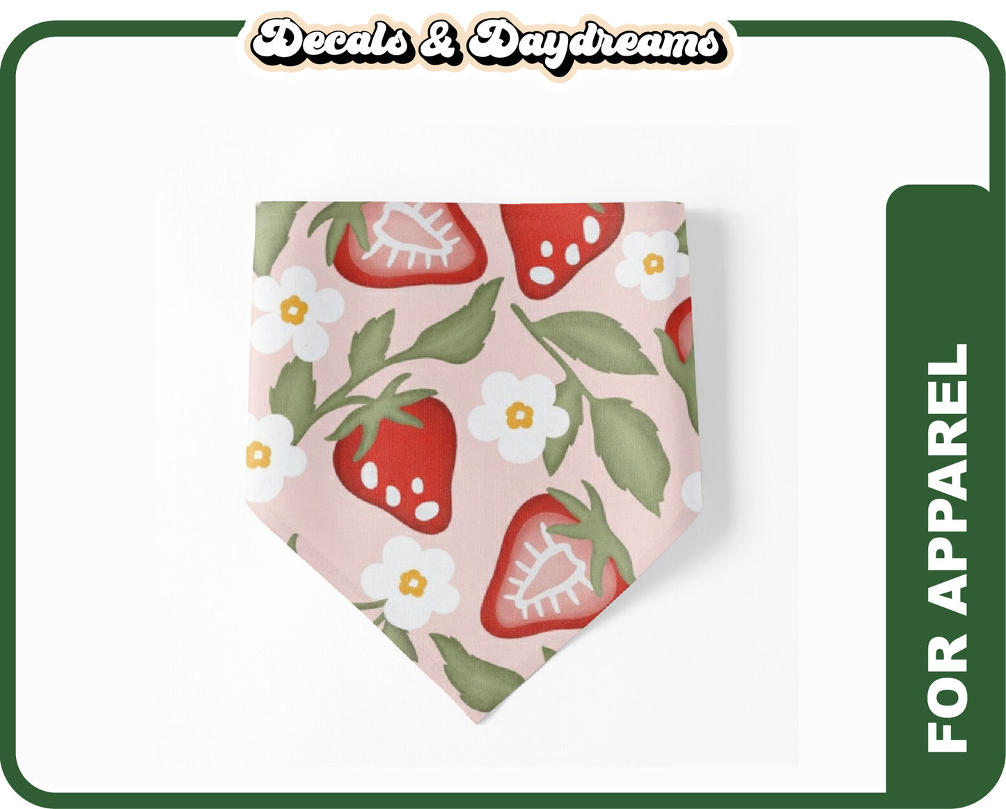 Floral Strawberry Seamless Pattern