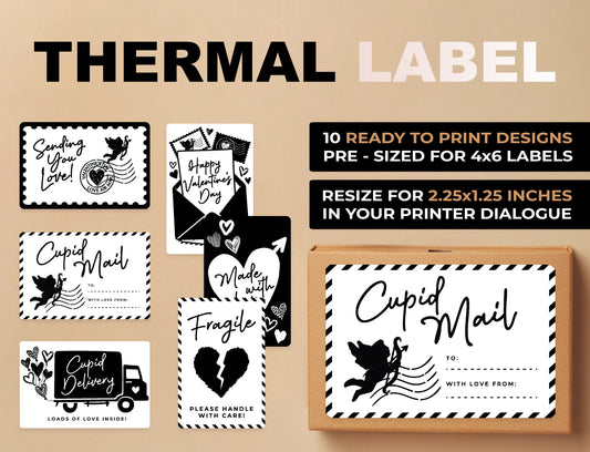 Valentine's Day Thermal Label Bundle