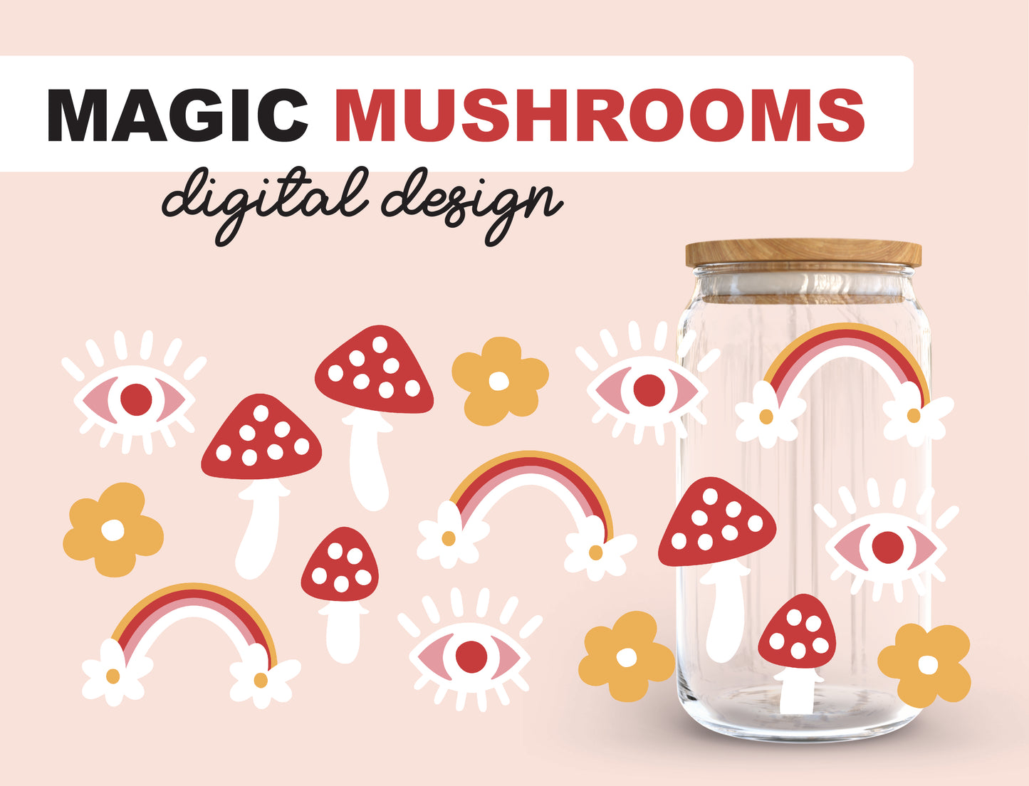 Magic Mushrooms Wrap