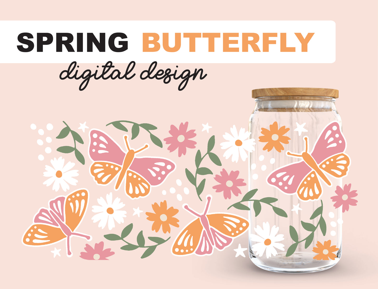 Spring Butterfly Wrap