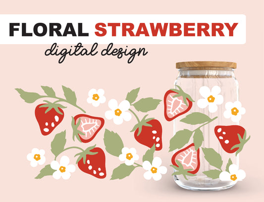 Floral Strawberry Wrap